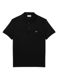 LACOSTE Regular Fit Cotton Pima Polo Shirt Black