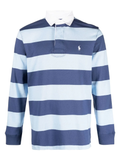 RALPH LAUREN The Iconic Rugby Shirt Light Navy/Office Blue