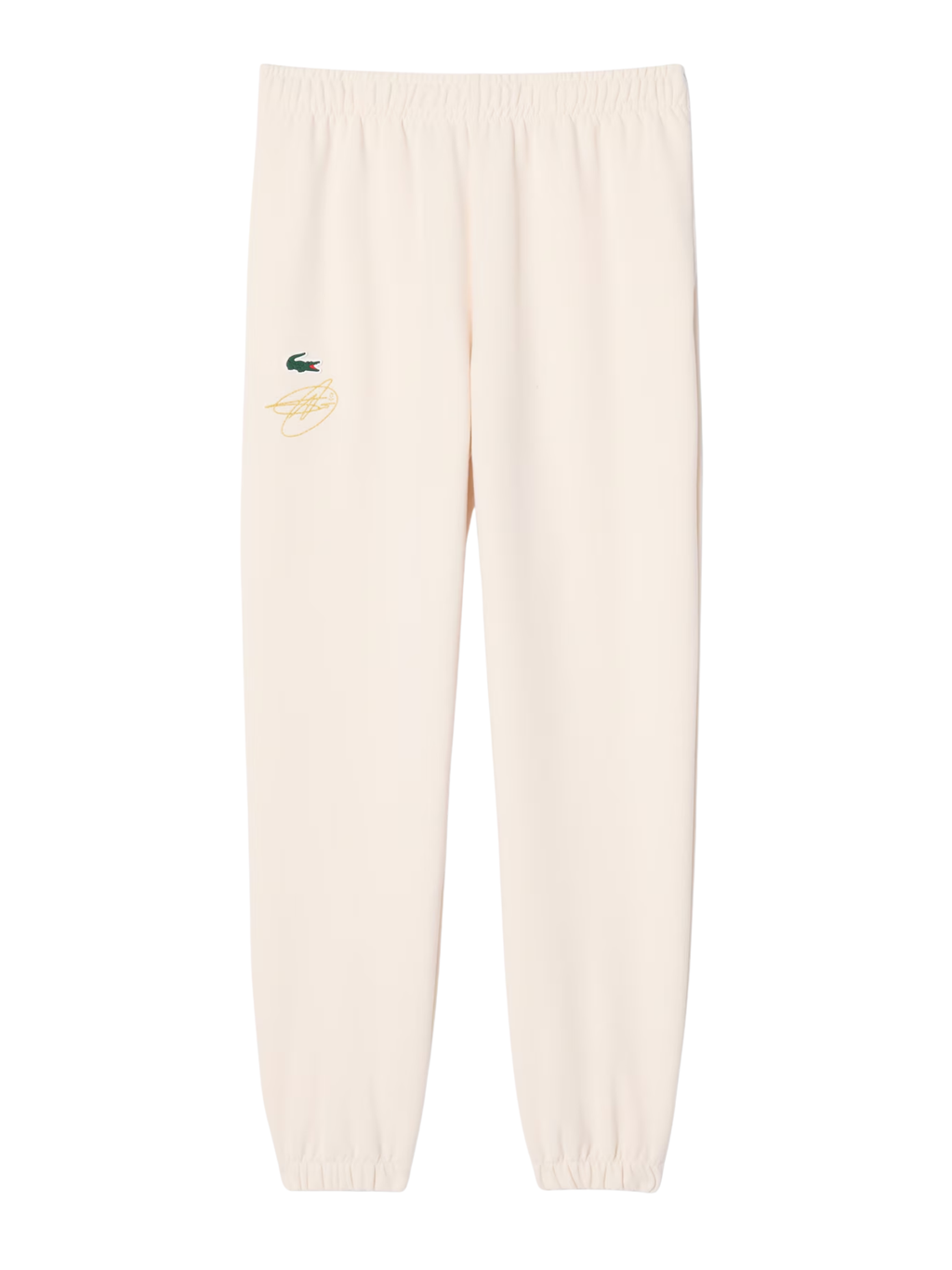 LACOSTE x Novak Djokovic Sweatpants Ecru White