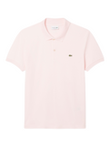 LACOSTE Regular Fit Cotton Pima Polo Shirt Pale Pink