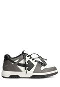 OFF WHITE MENS Out Of Office Sneakers Dark Grey/Black
