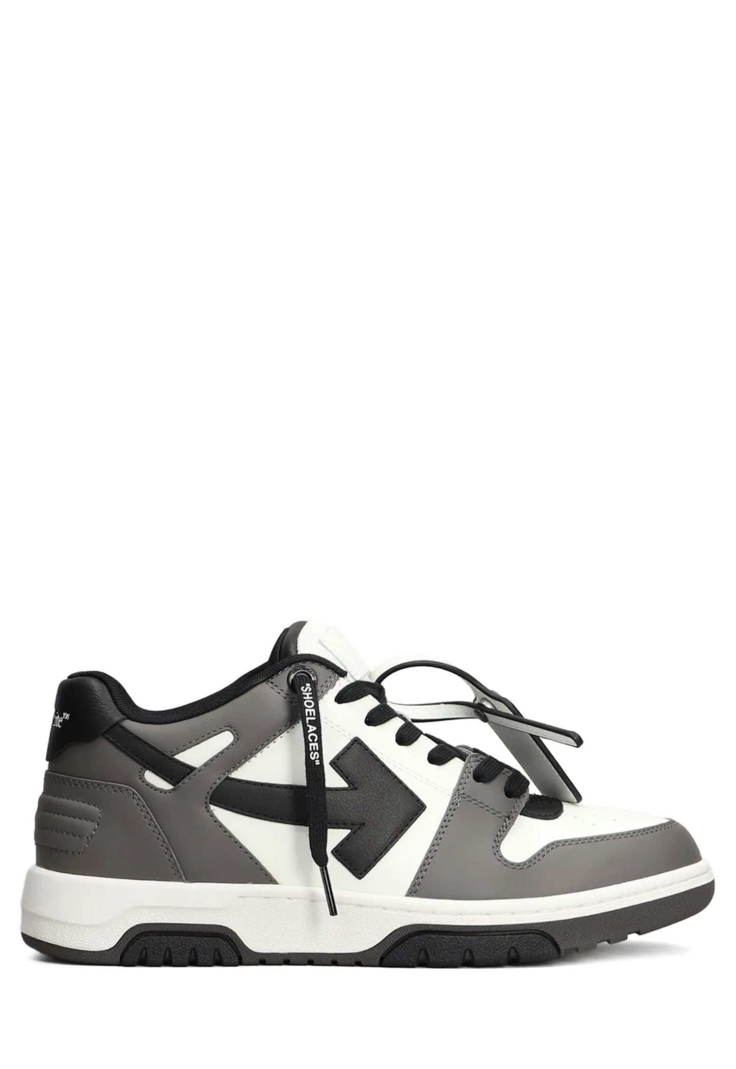 OFF WHITE MENS Out Of Office Sneakers Dark Grey/Black