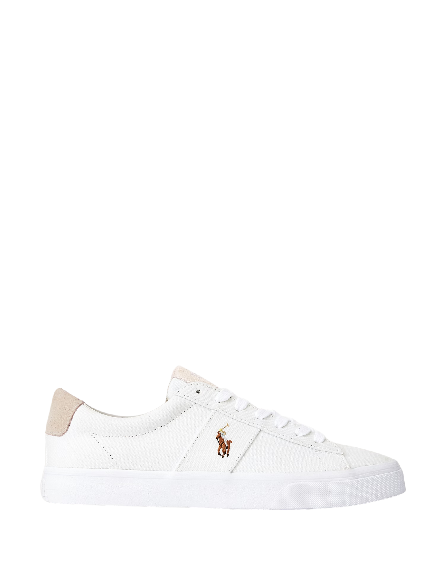 RALPH LAUREN Sayer Canvas Sneakers White
