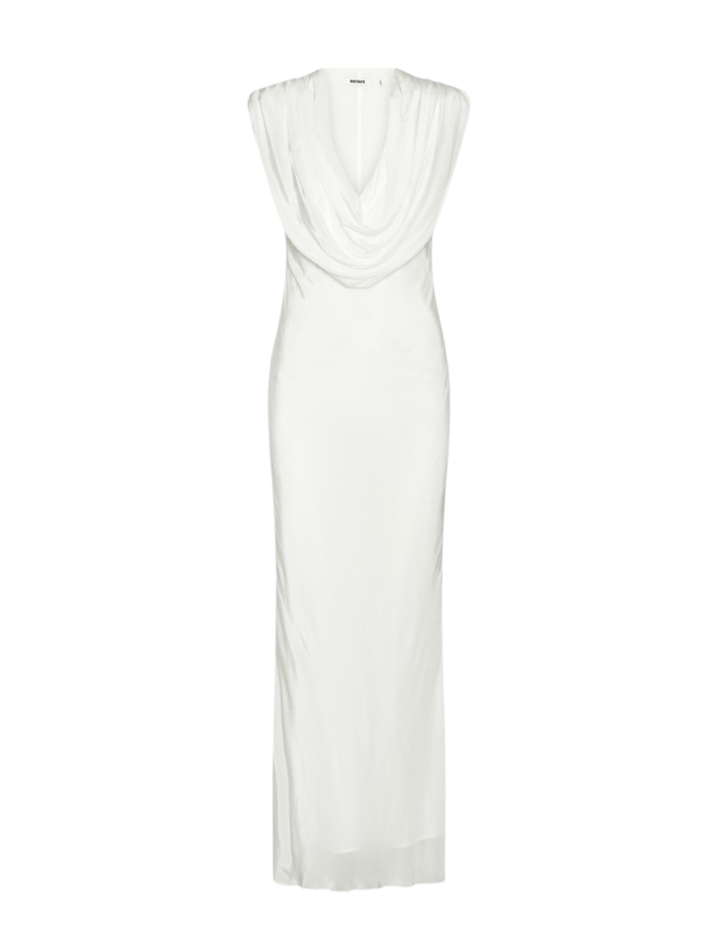 ROTATE BIRGER CHRISTENSEN WOMEN Maxi Waterfall Dress White