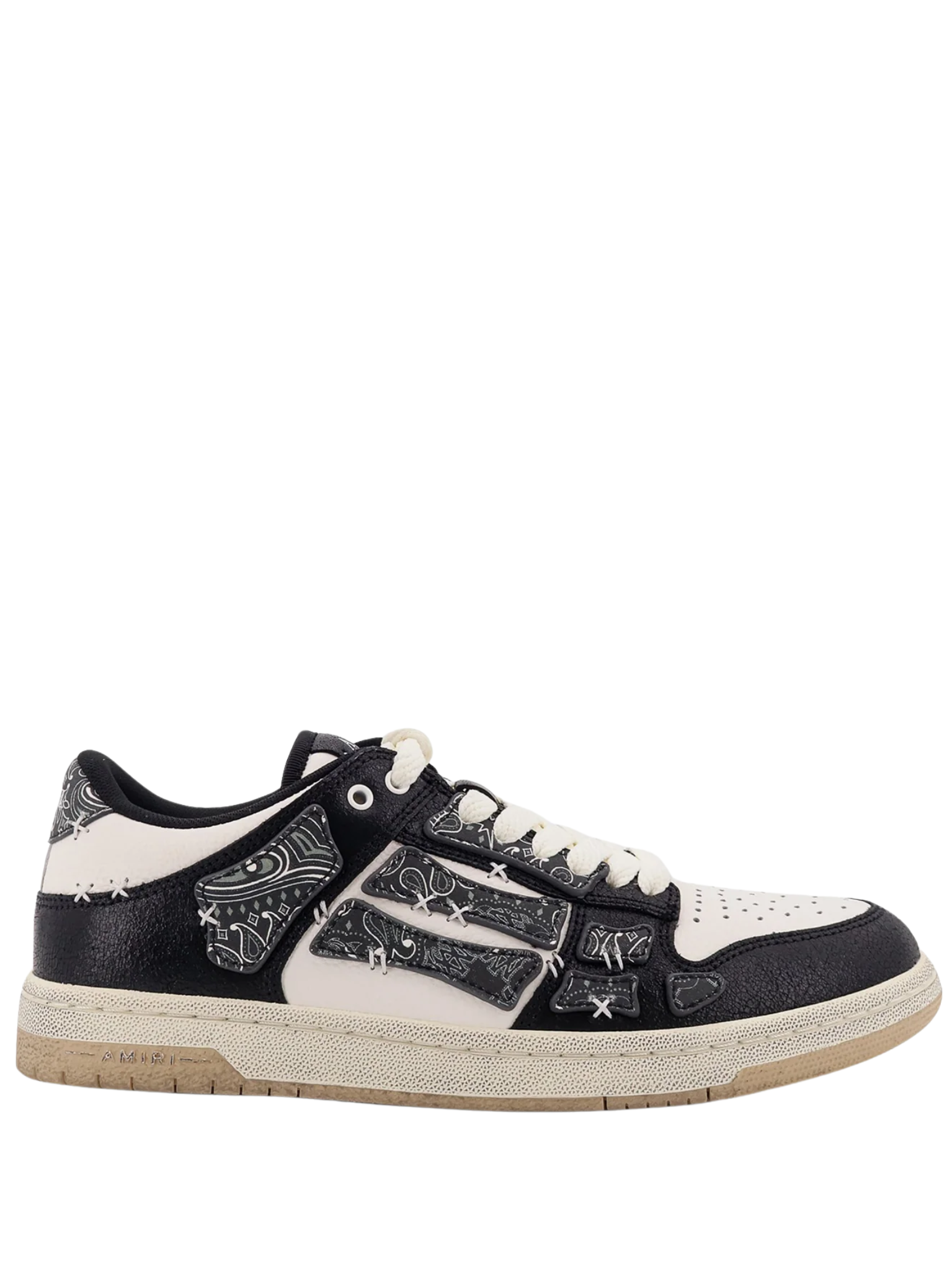 AMIRI Bandana Skel Top Low Black