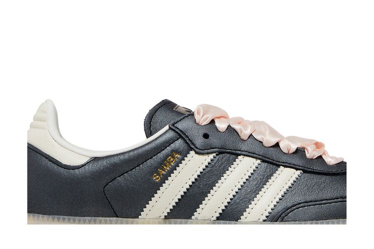 adidas Samba OG Black Pink Ribbon Laces (Women's)