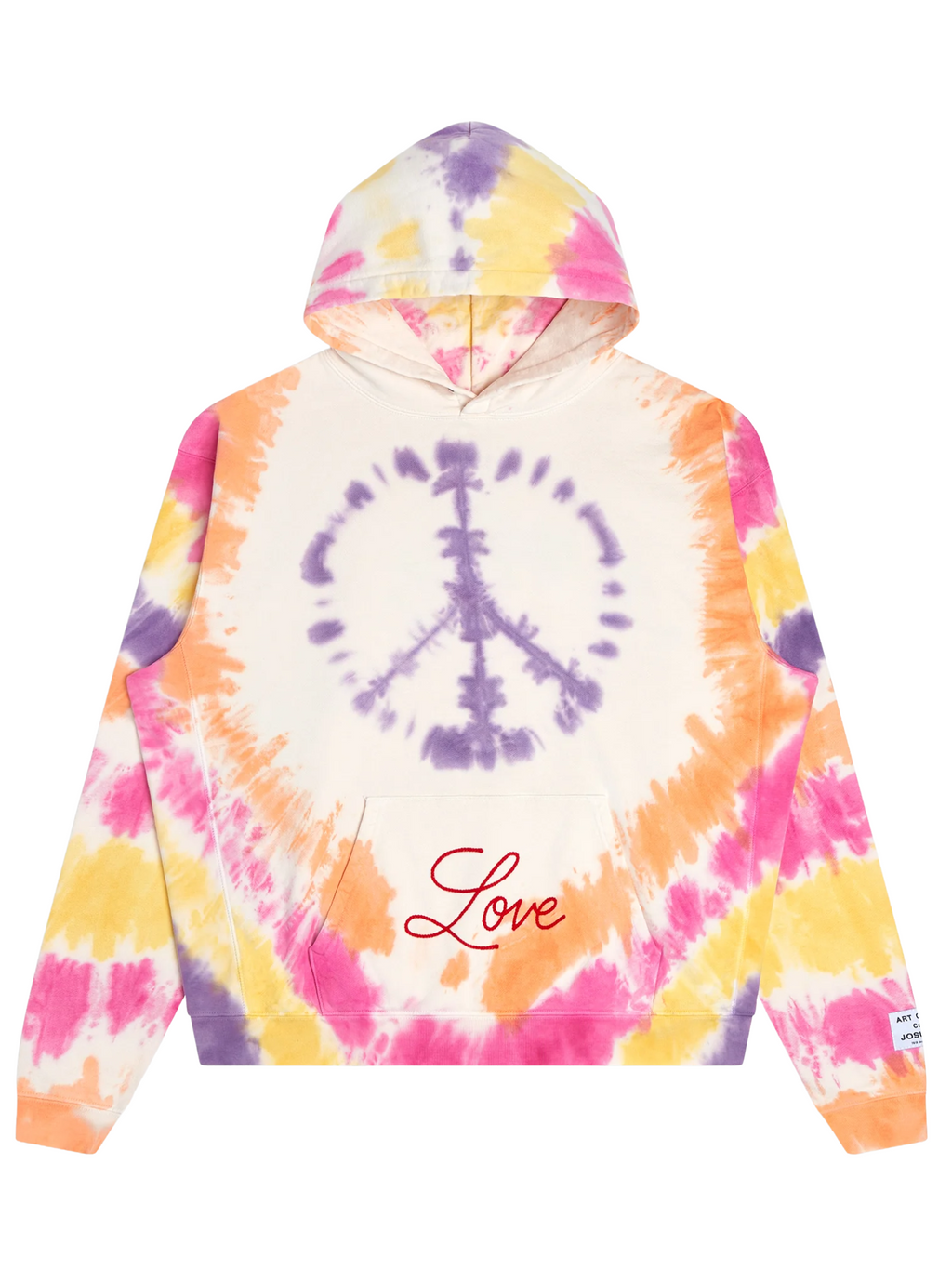 GALLERY DEPT. Peace Love Hoodie Tie Dye/Multicolour