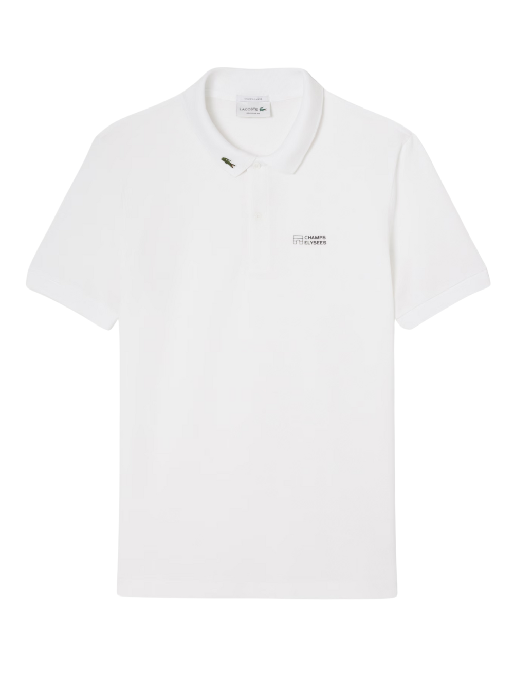 LACOSTE Regular Fit L.12.12 Champs-Élysées Edition Polo Shirt White