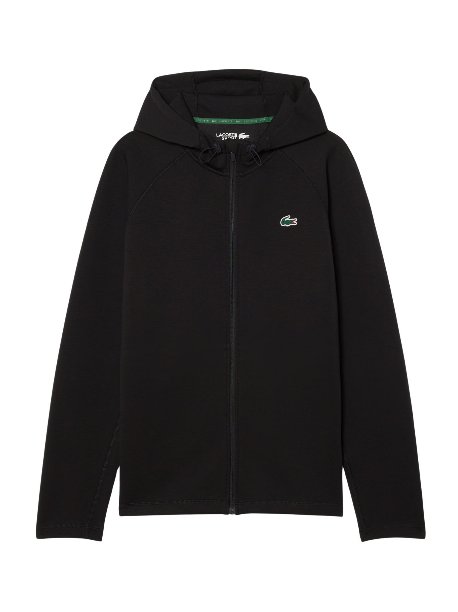 LACOSTE Sport Stretch Zipped Hoodie Black