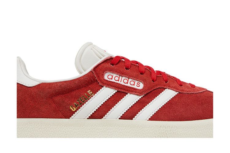adidas Gazelle Super Red White Gold