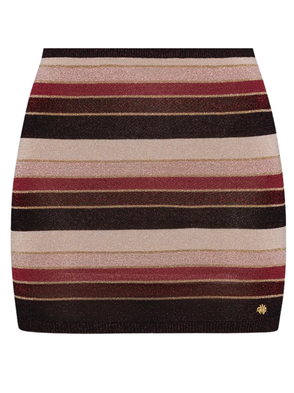 AMIRI WOMEN MA Striped Skirt Red