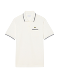 LACOSTE Classic Fit Pocket Accent L.12.12 Polo Shirt White