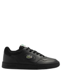 LACOSTE Lineset Leather Sneakers Black/Black