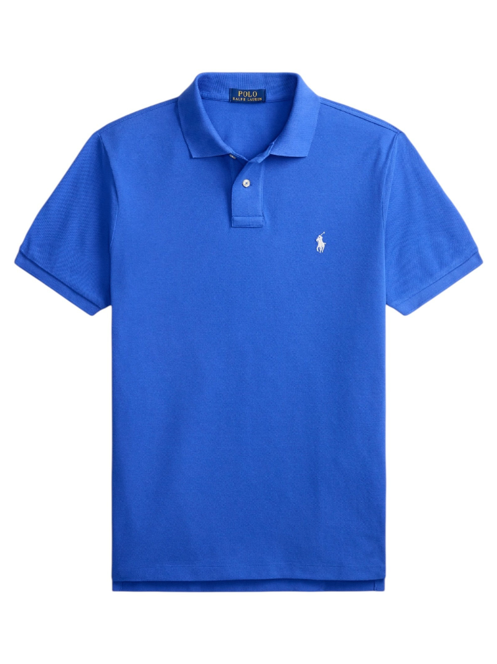 RALPH LAUREN The Iconic Classic Fit Mesh Polo Shirt New Iris Blue
