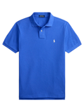 RALPH LAUREN The Iconic Classic Fit Mesh Polo Shirt New Iris Blue