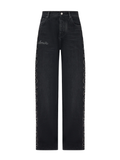 AMIRI WOMEN Stud Baggy Jeans Retro Black