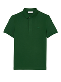 LACOSTE Regular Fit Paris Stretch Piqué Polo Shirt Pine Green