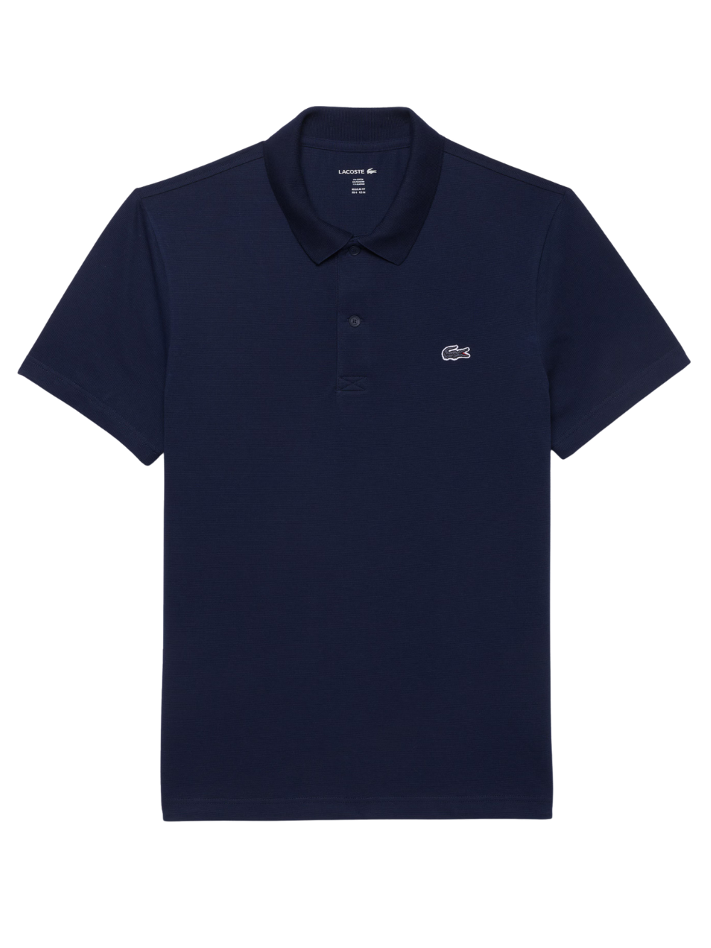 LACOSTE Regular Fit Cotton Blend Polo Shirt Midnight Blue