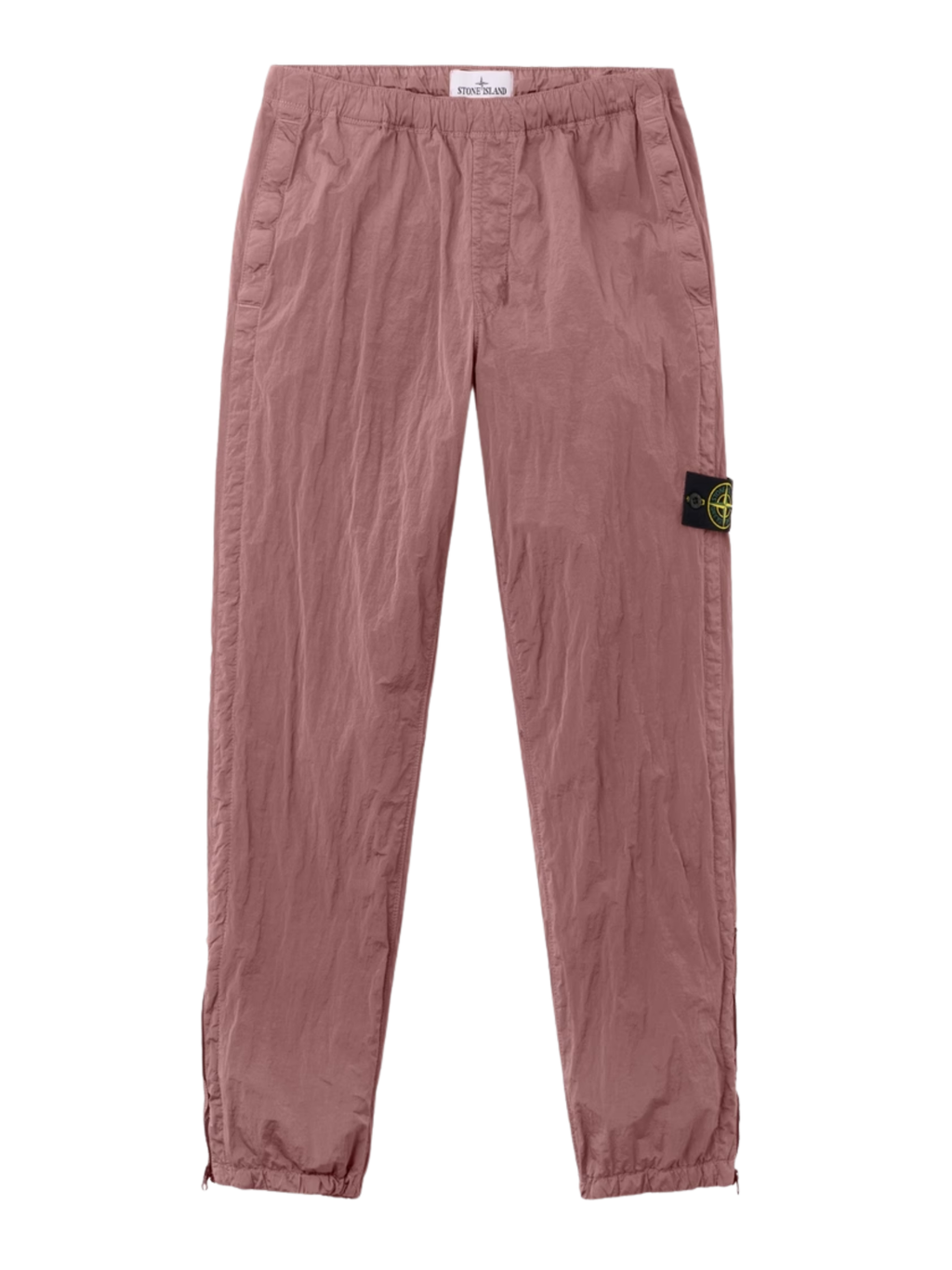 STONE ISLAND Regular-fit Jogger Trousers With Zip Cuffs Oleander