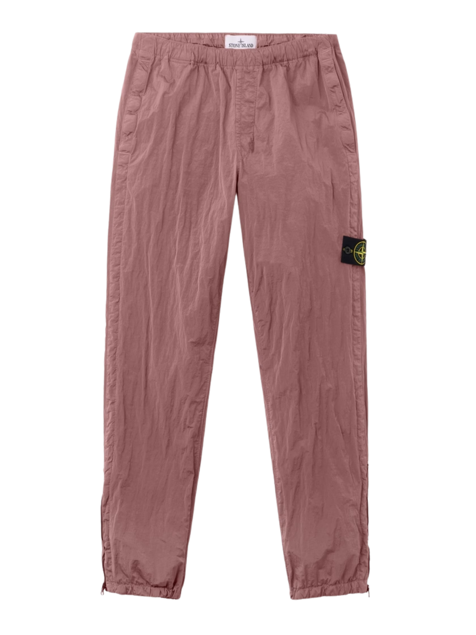 STONE ISLAND Regular-fit Jogger Trousers With Zip Cuffs Oleander
