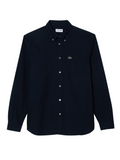 LACOSTE Regular Fit Oxford Shirt Navy