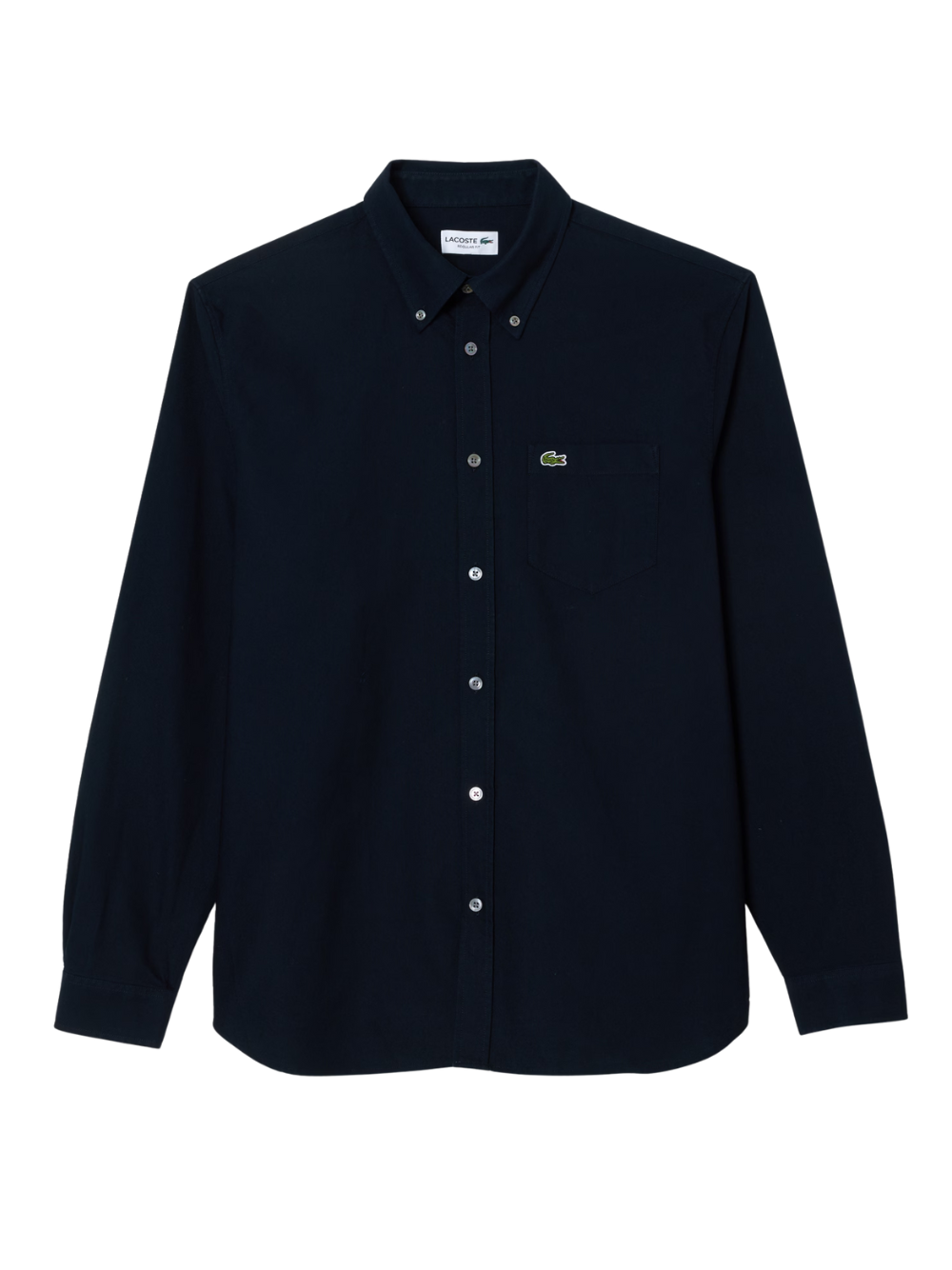 LACOSTE Regular Fit Oxford Shirt Navy
