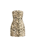 BARDOT WOMEN Strapless Florine Hourglass Mini Dress Chocolate