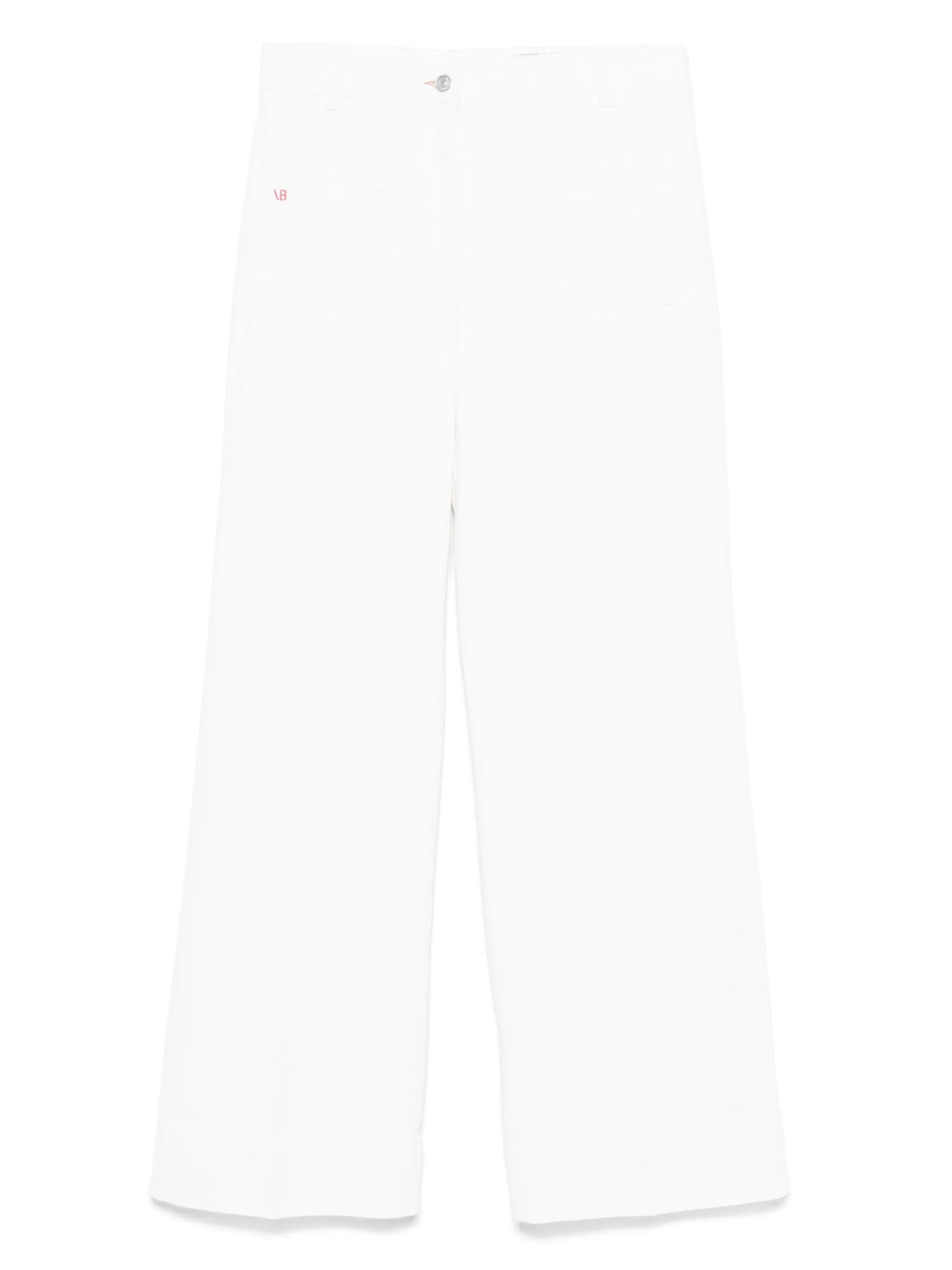 VICTORIA BECKHAM WOMEN Alina Flared Jeans Washed White