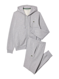 LACOSTE Hooded Tracksuit Light Grey
