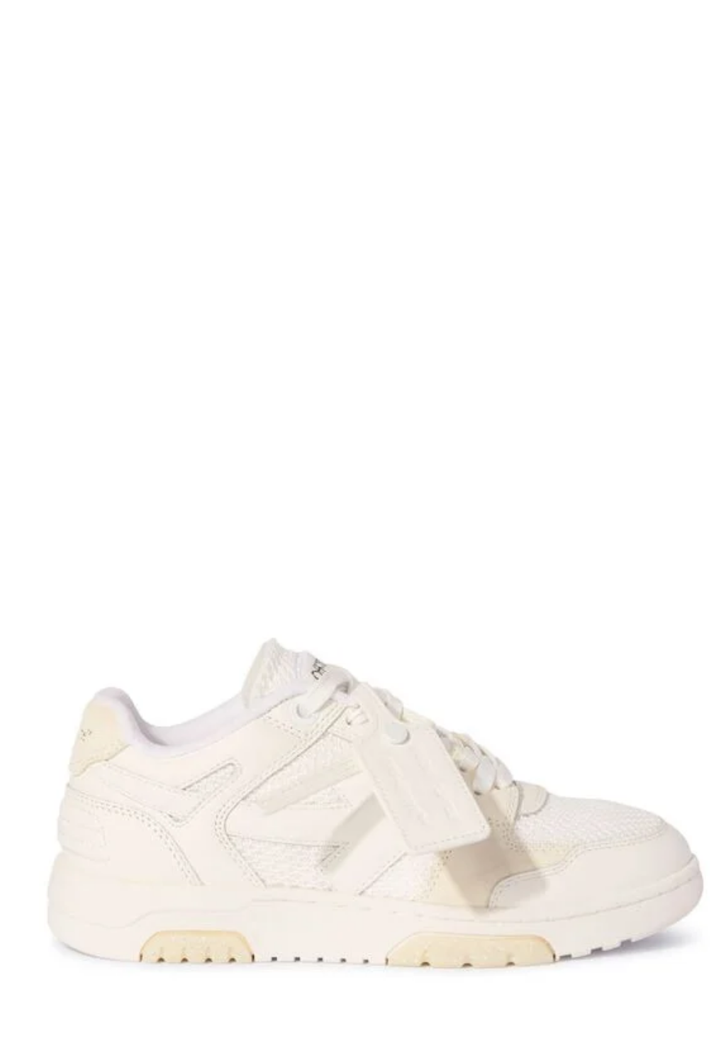 OFF WHITE WOMENS Out Of Office Slim Sneakers White/White