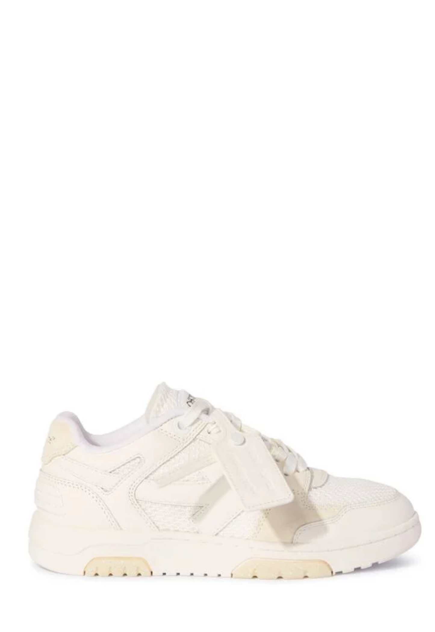 OFF WHITE WOMENS Out Of Office Slim Sneakers White/White