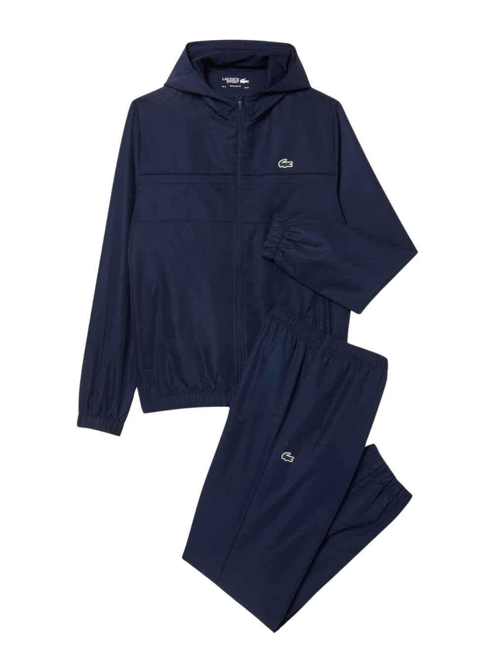 LACOSTE Diamond Taffeta Sport Tracksuit Navy