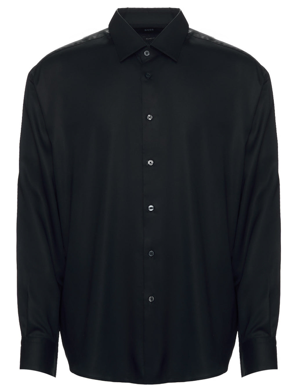 BOSS Kent Collar Long-Sleeved Shirt Black