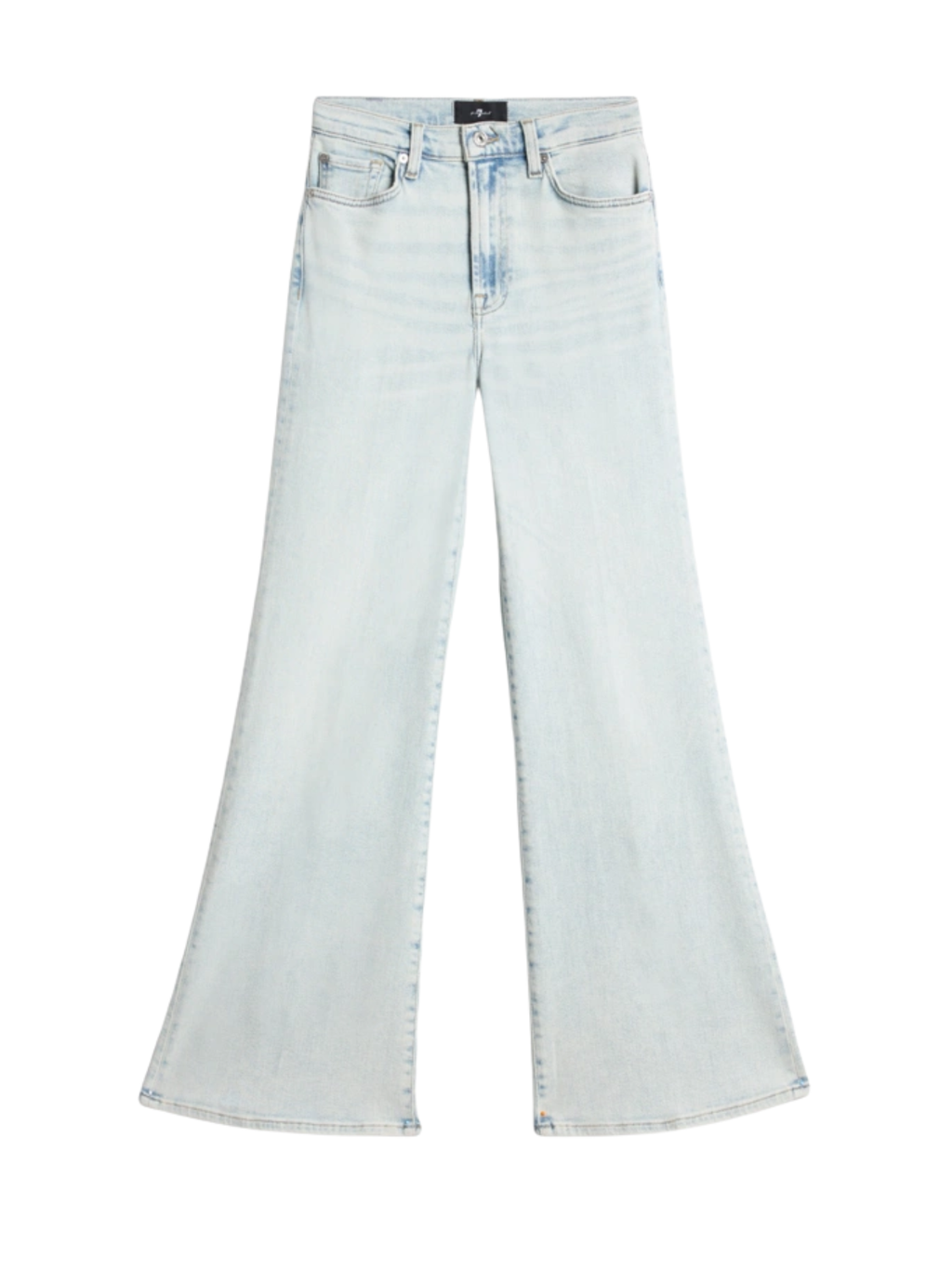 7 FOR ALL MANKIND WOMEN Modern Dojo High Waist Flared Jeans Light Blue