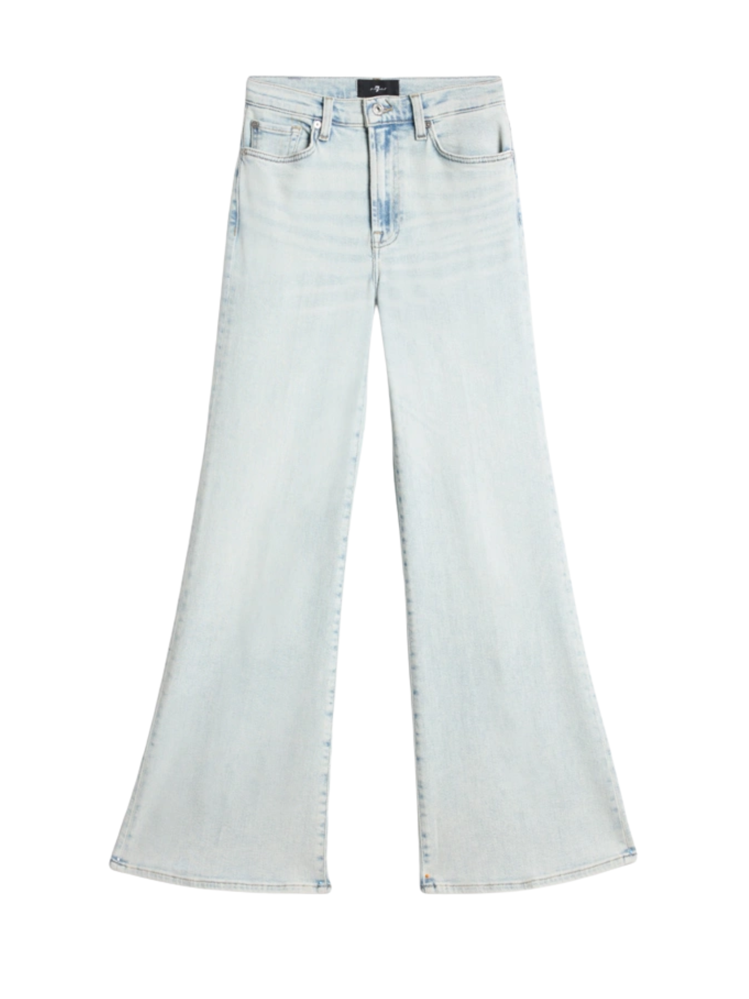 7 FOR ALL MANKIND WOMEN Modern Dojo High Waist Flared Jeans Light Blue