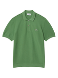 LACOSTE Classic Fit Knitted Polo Shirt Lime Green