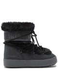 MOON BOOT Ltrack Low Faux-fur Boots Black