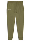 WHITE NOISE Classic Logotype Cotton Sweatpants Khaki