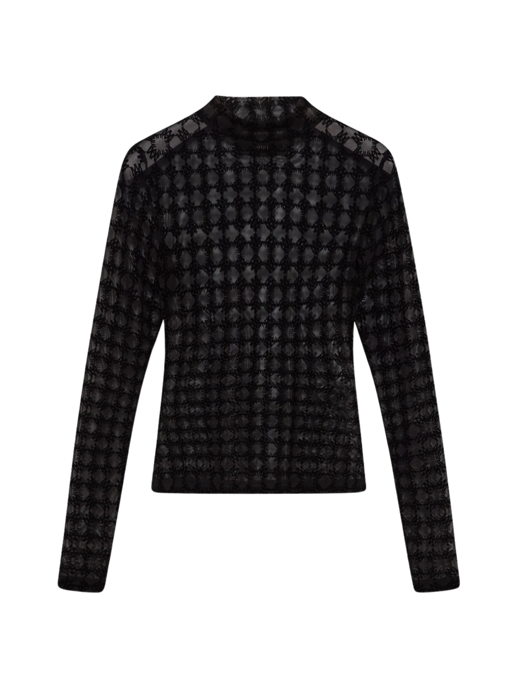 AMIRI WOMEN MA Quad Flocked Top Black