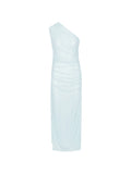 ROTATE BIRGER CHRISTENSEN WOMEN One Shoulder Dress Light Blue