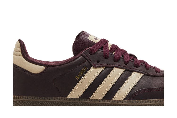 adidas Samba OG Maroon Crystal Sand (Women's)