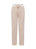 MONCLER WOMEN Teddy Sweatpants White