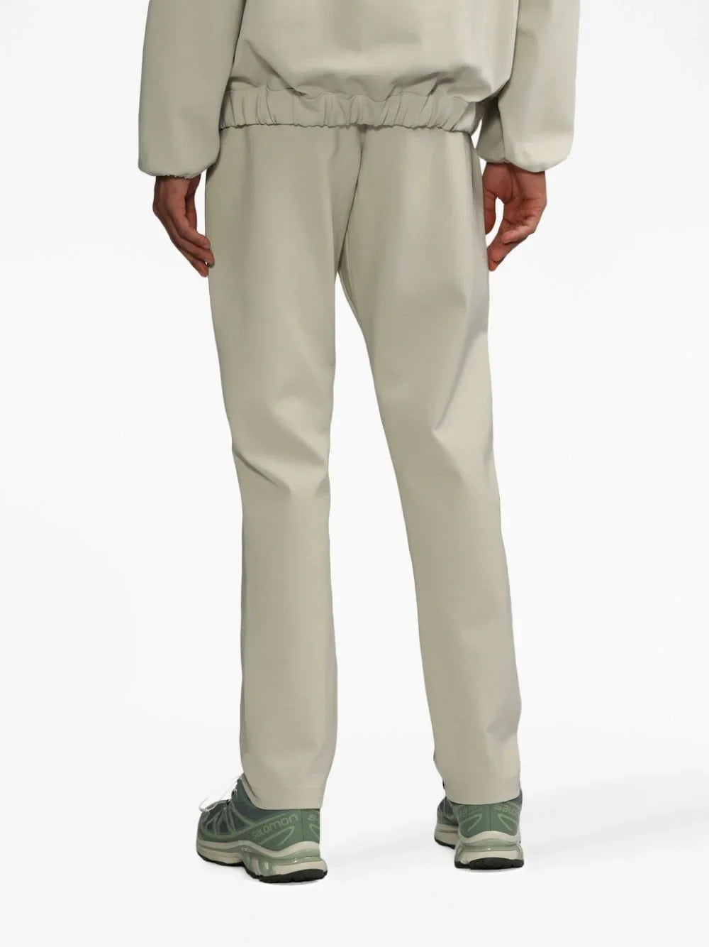 FEAR OF GOD Eternal Viscose Tricot Ankle-Zip Slim Track Pant Cement