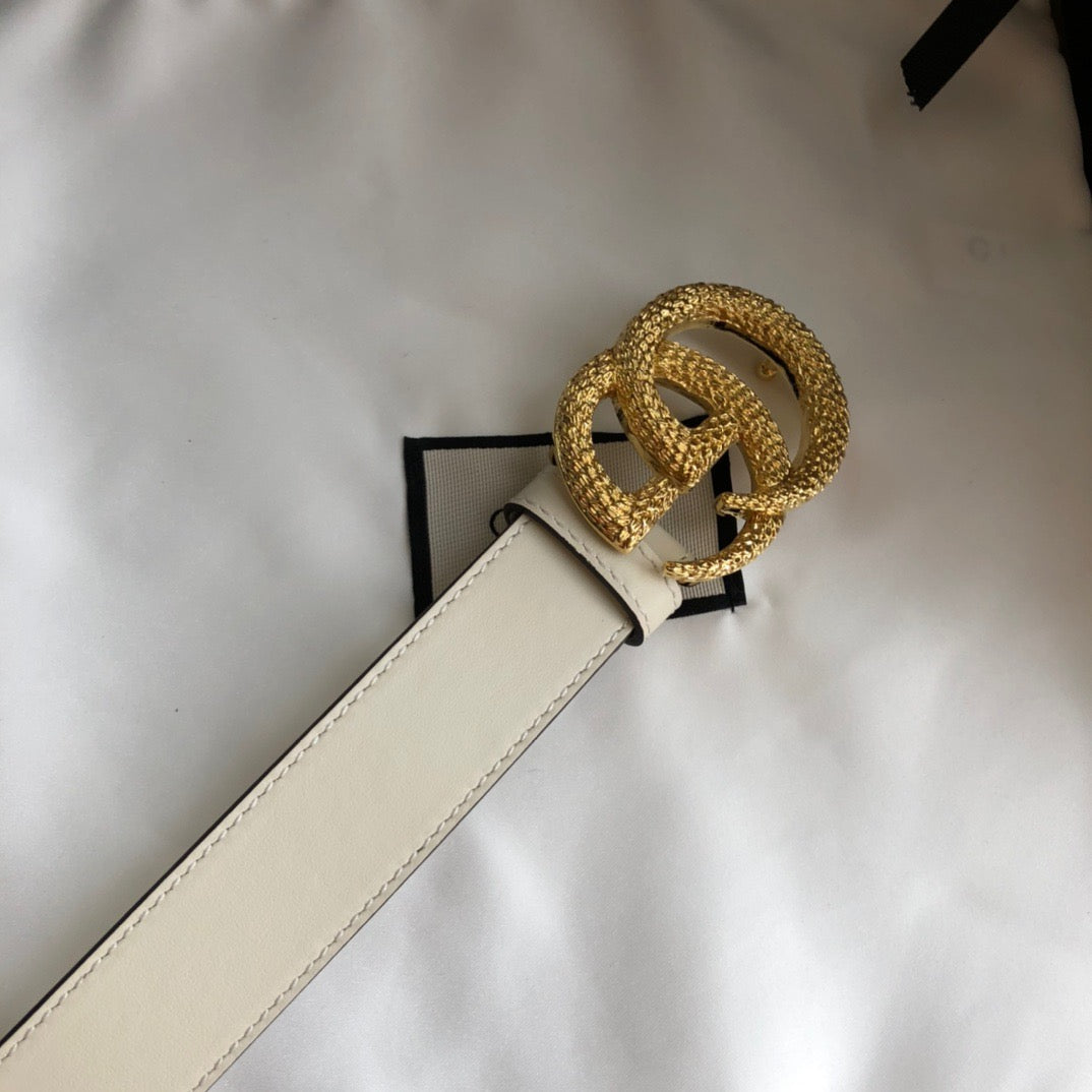 Off White and Brown Belts