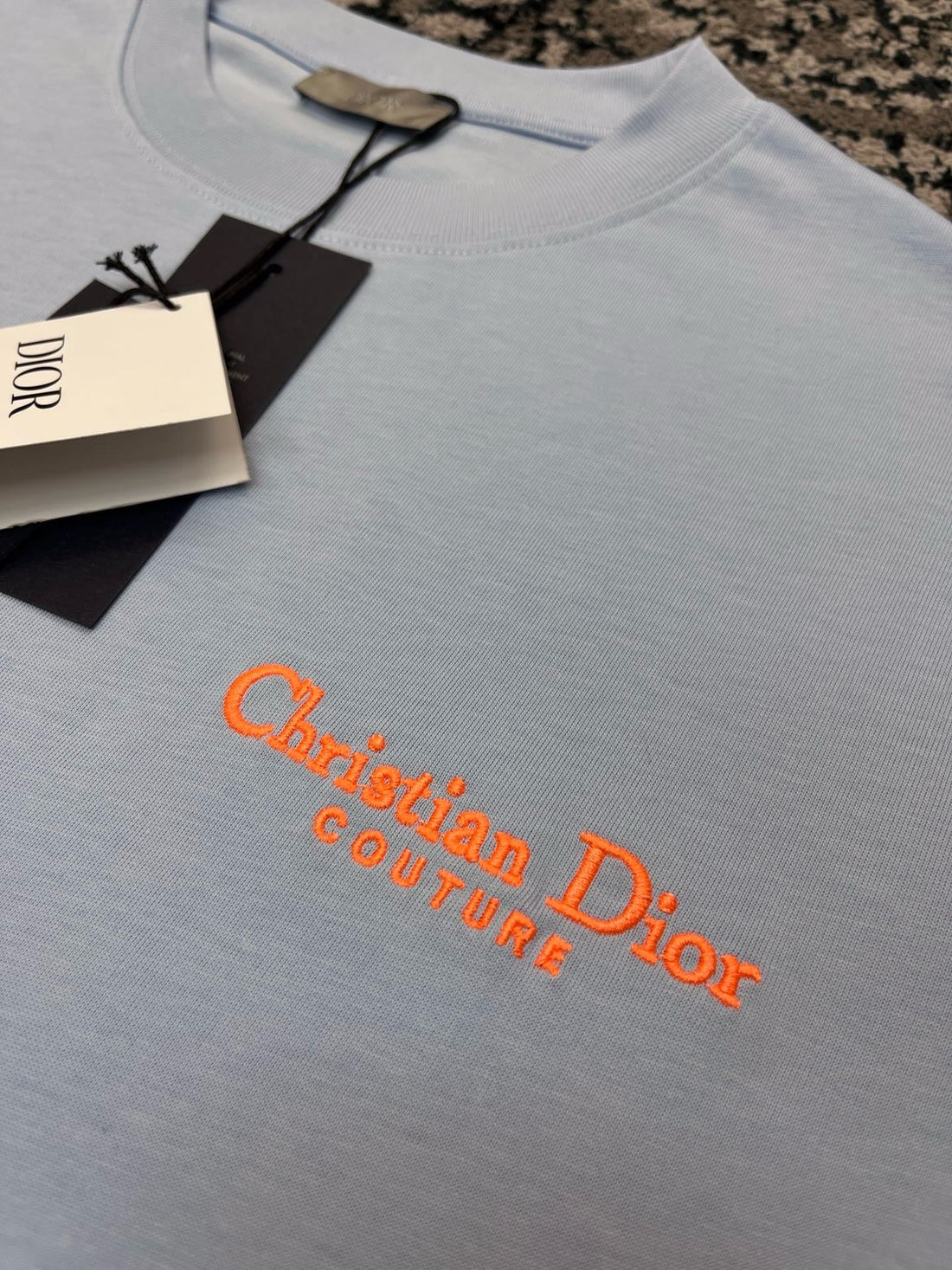 White and Sky blue T-shirt