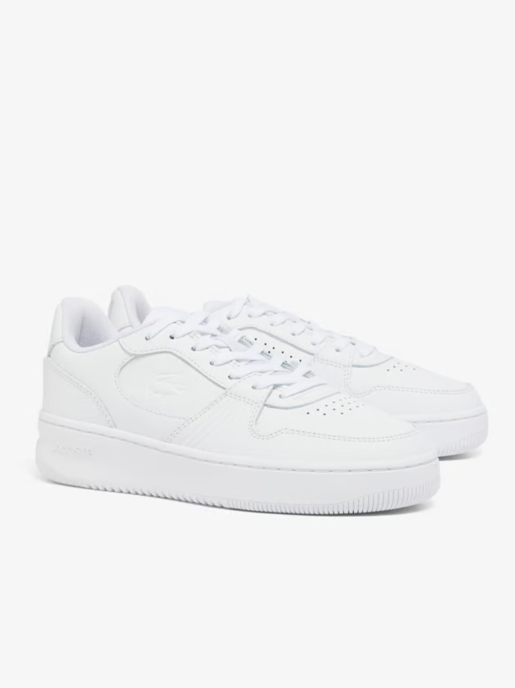 LACOSTE WOMEN L001 Set Leather Sneakers White