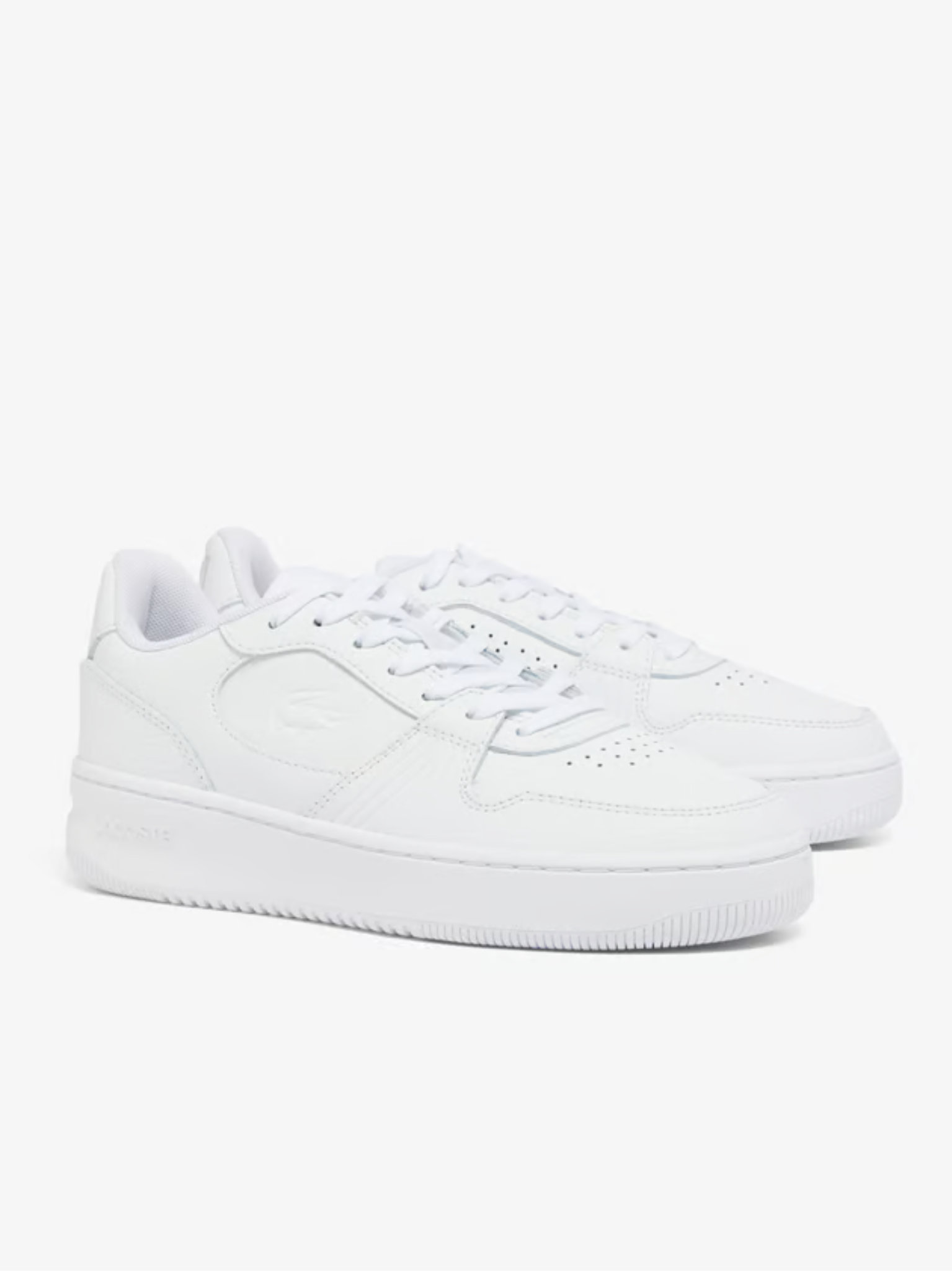 LACOSTE WOMEN L001 Set Leather Sneakers White