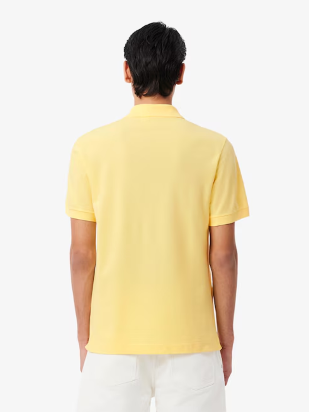 LACOSTE Classic Fit L.12.12 LIGHT Polo Shirt Pastel Yellow