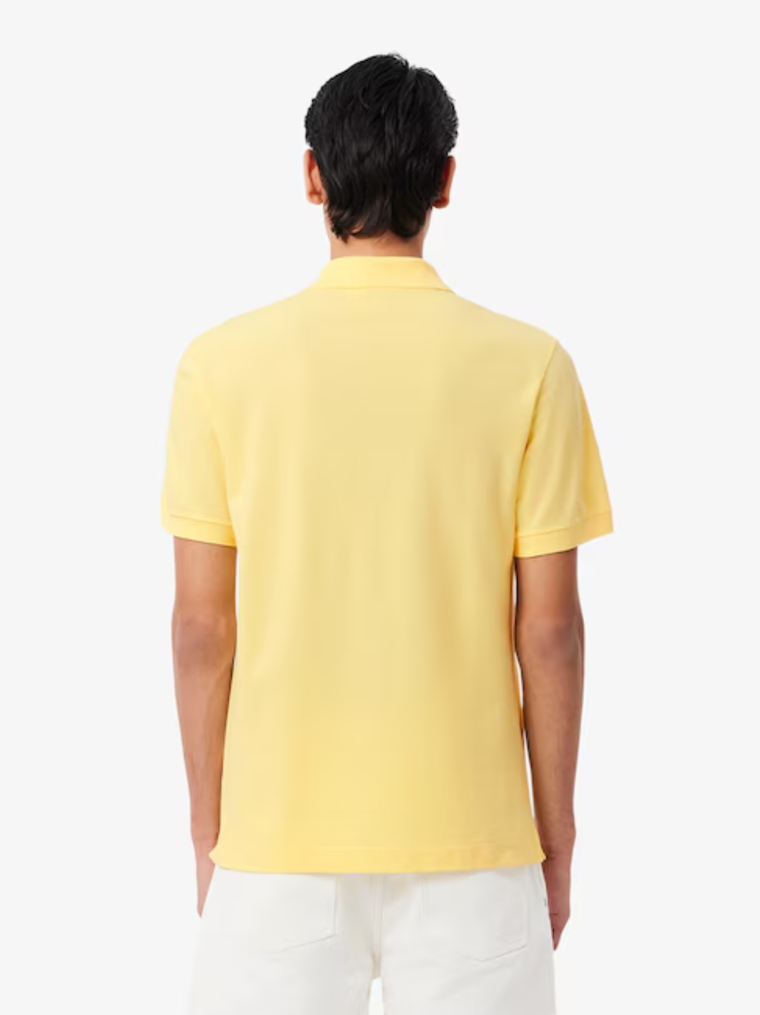 LACOSTE Classic Fit L.12.12 LIGHT Polo Shirt Pastel Yellow