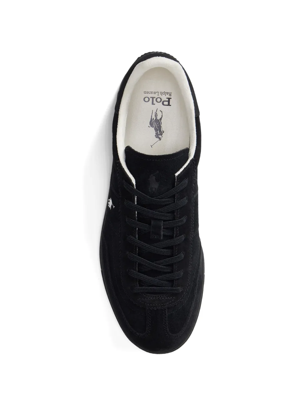 RALPH LAUREN Bedford Suede Sneaker Black/Faded Black